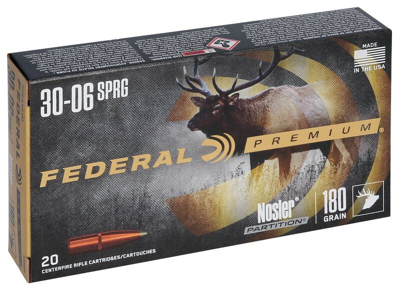 BALA FEDERAL Nosler Partition - 30-06 - 180 grains (5)