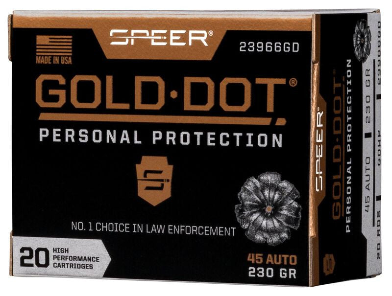 BALAS SPEER GOLD DOT - 45 ACP - 230 GRAINS - GDHP (3)