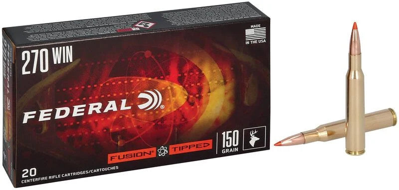 BALA FEDERAL FUSION TIPPED - 270 WIN. - 150 GRAINS (4)
