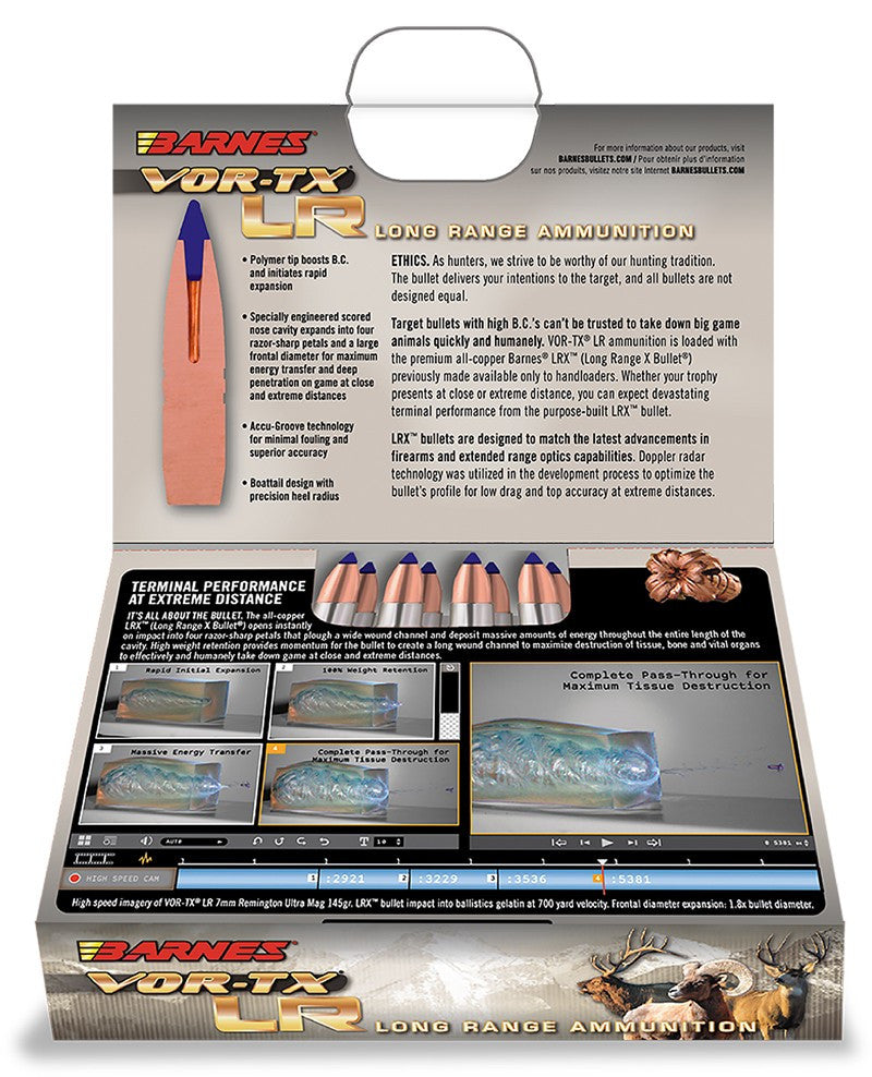 BALAS BARNES VOR-TX LR - 7MM. REM MAG. - 139 GRAINS (2)