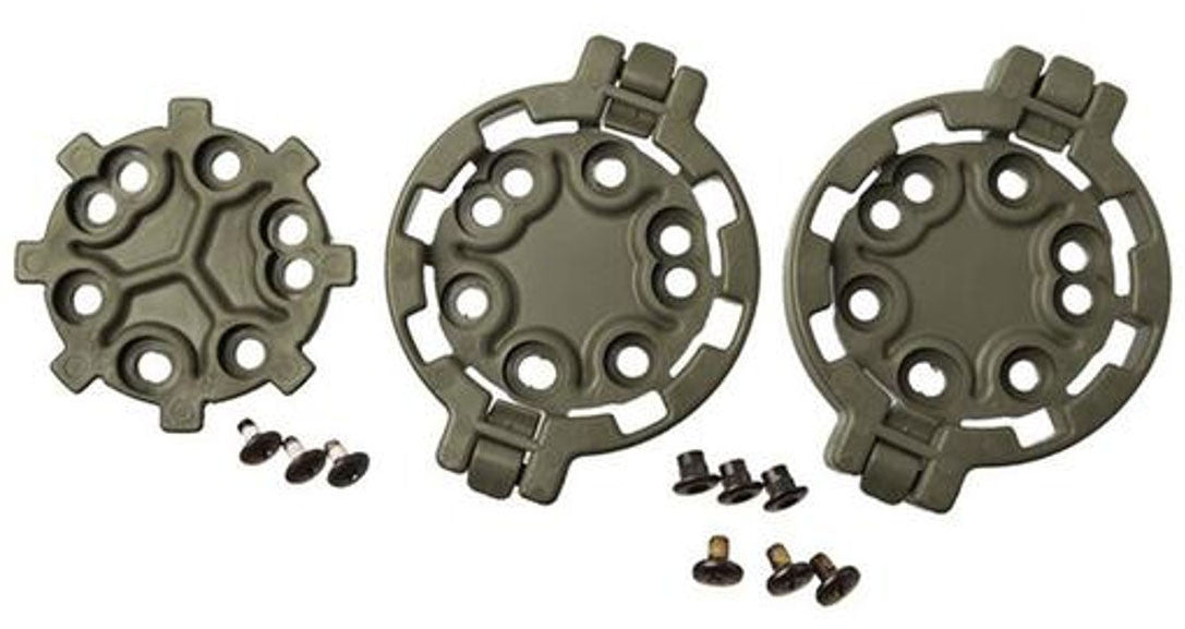 KIT DE ADAPTADORES BLACKHAWK QD PARA FUNDAS SERPA (2) & Green