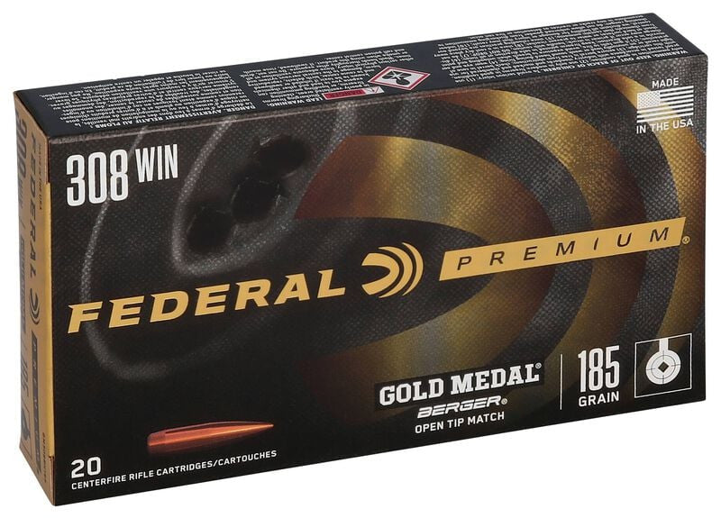 BALA FEDERAL GOLD MEDAL BERGER - 308 WIN. - 185 GRAINS (5)