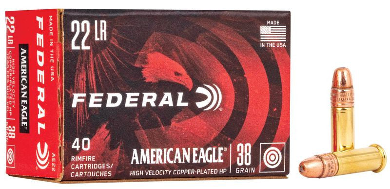 BALA FEDERAL American Eagle - .22LR - 38 grains - CPHP & .22LR - 38 grains - CPHP