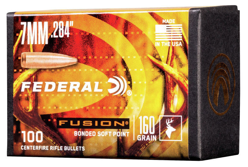 PUNTAS DE BALA FEDERAL FUSION - .284" - 160 GRAINS (2)