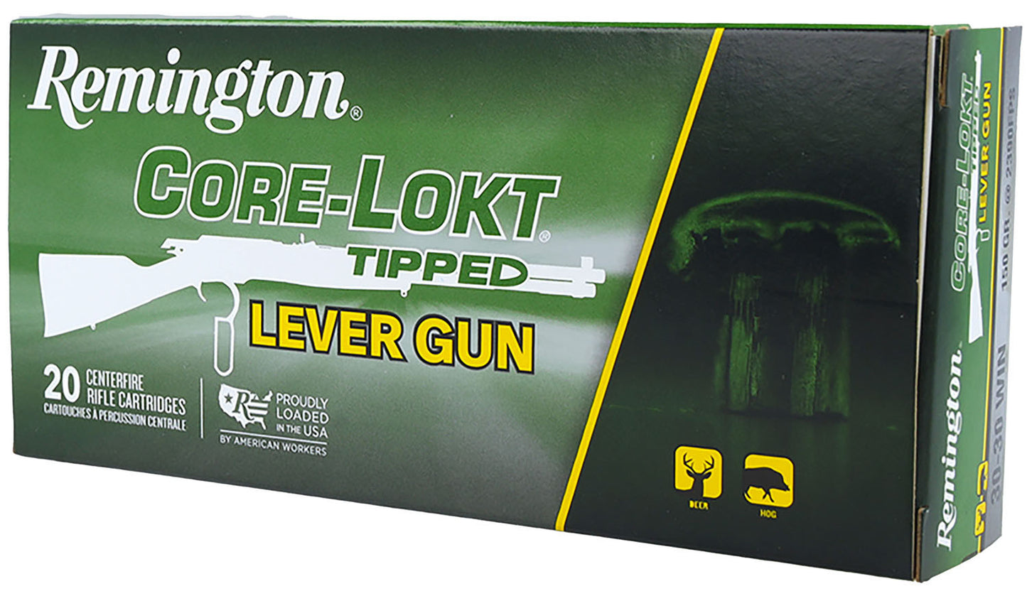 MUNICIÓN METÁLICA REMINGTON CORE-LOKT TIPPED - 30-30 WIN (2)
