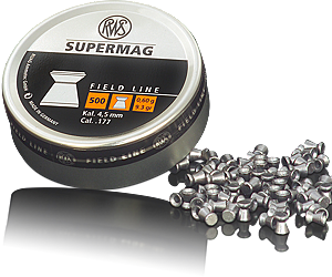 BALINES RWS SUPERMAG 0,60G CAL. 4.5MM (500UD)