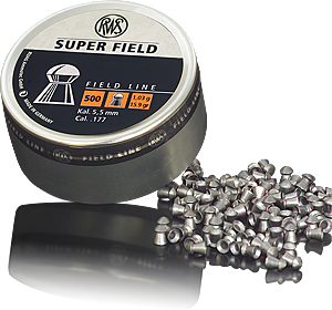 BALINES RWS SUPER FIELD 1,03 G CAL. 5.5MM (500UD)