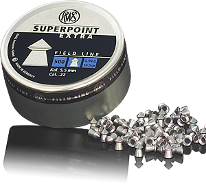 BALINES RWS SUPERPOINT EXTRA 0,94 G CAL. 5.5MM (500UD)
