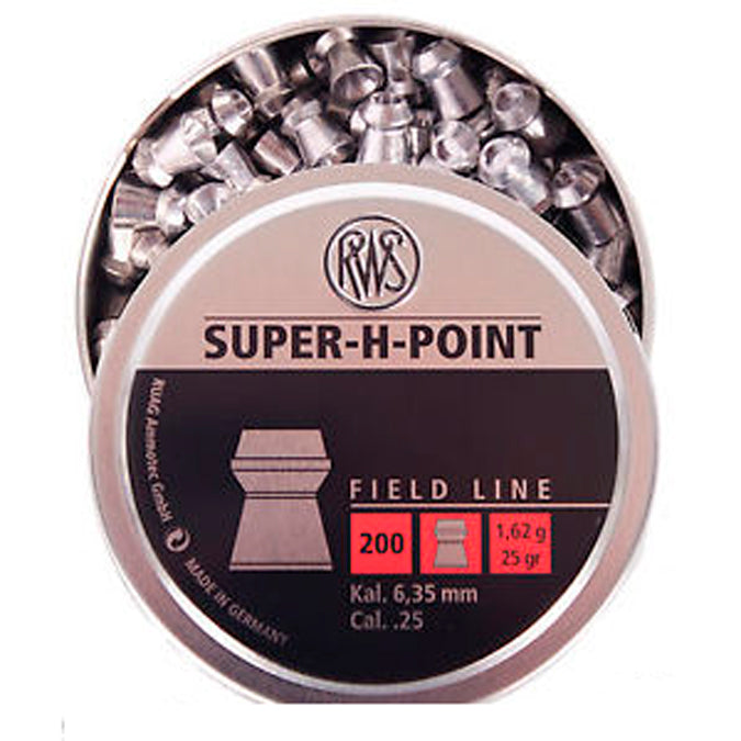 BALINES RWS SUPER-H-POINT 1,62 G CAL. 6.35MM