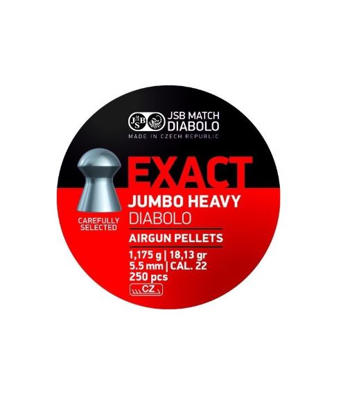 BALINES JSB EXACT JUMBO HEAVY CAL. 5,5MM (250 ud)