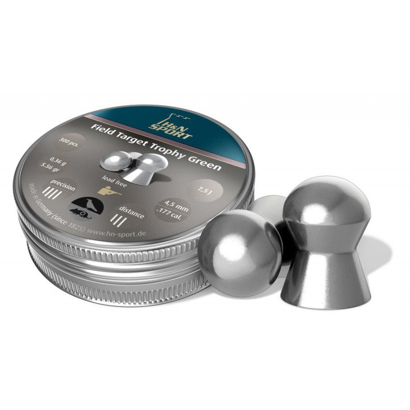 BALINES H&N SPORT FIELD TARGET TROPHY GREEN CAL.4.5mm (300ud)