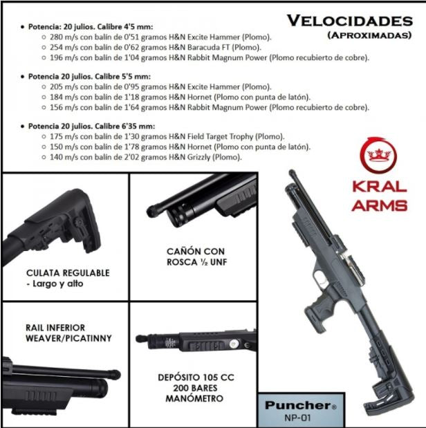 PISTOLA PCP KRAL PUNCHER NP-01 (2)