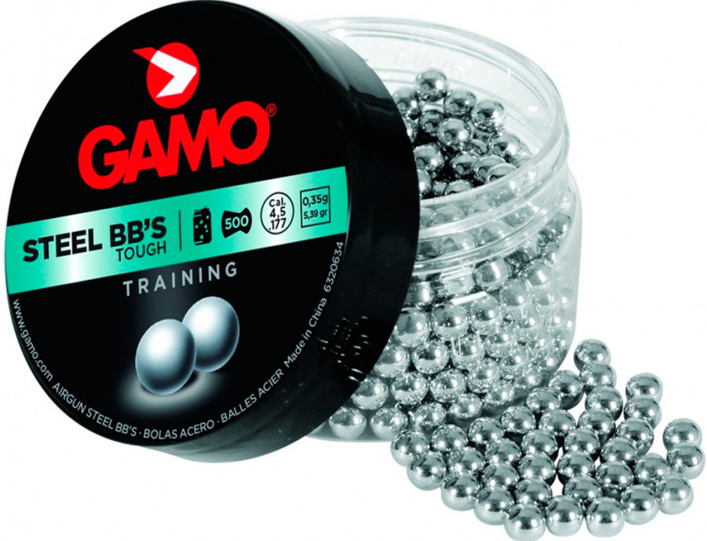 BALIN GAMO BB ACERO CAL. 4,5MM (500 ud) (2)