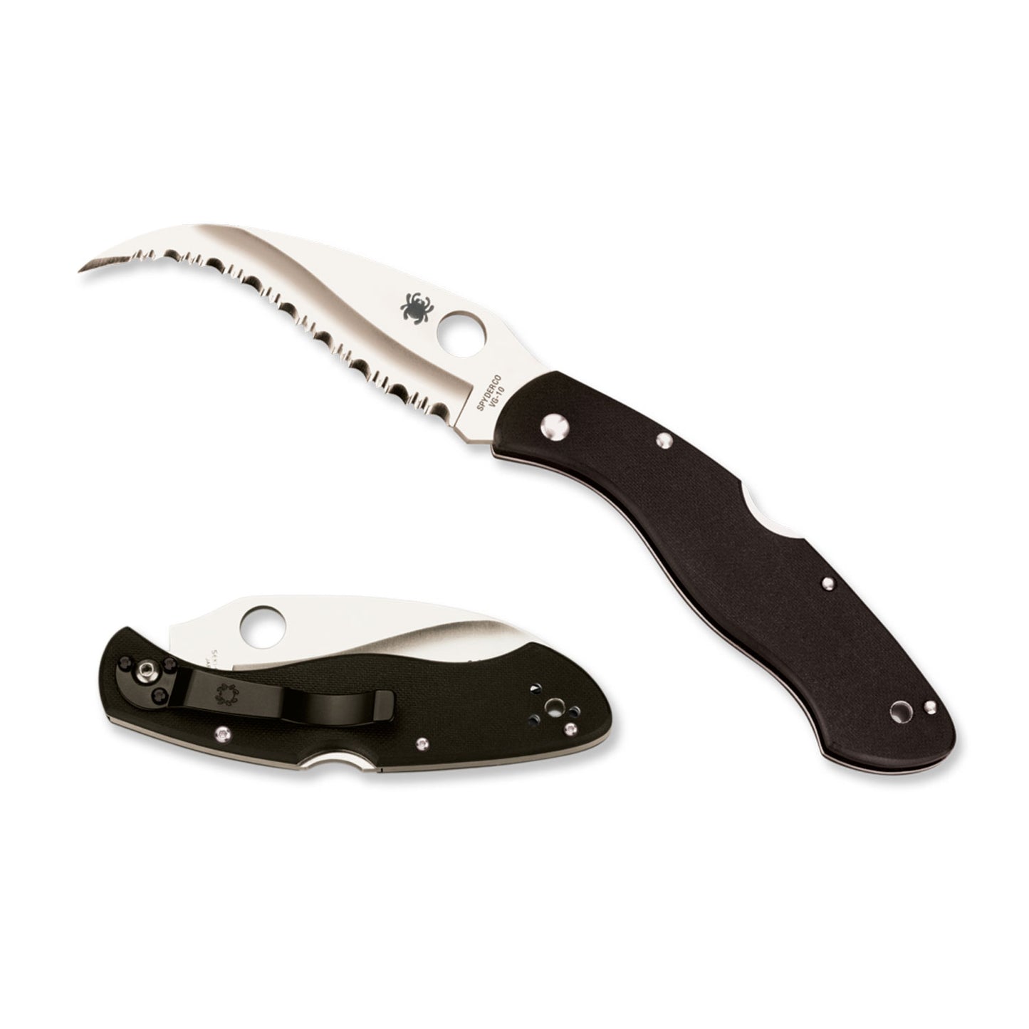 NAVAJA SPYDERCO CIVILIAN G-10 (1)