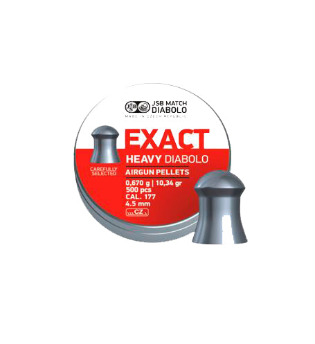 BALINES COMETA EXACT HEAVY CAL. 4,5MM (500 ud)