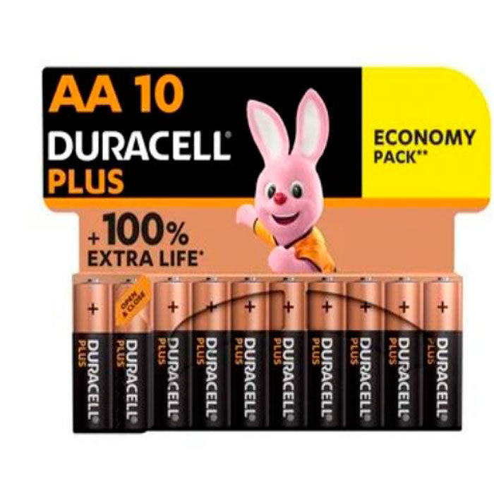 PILAS DURACELL PLUS AA 10