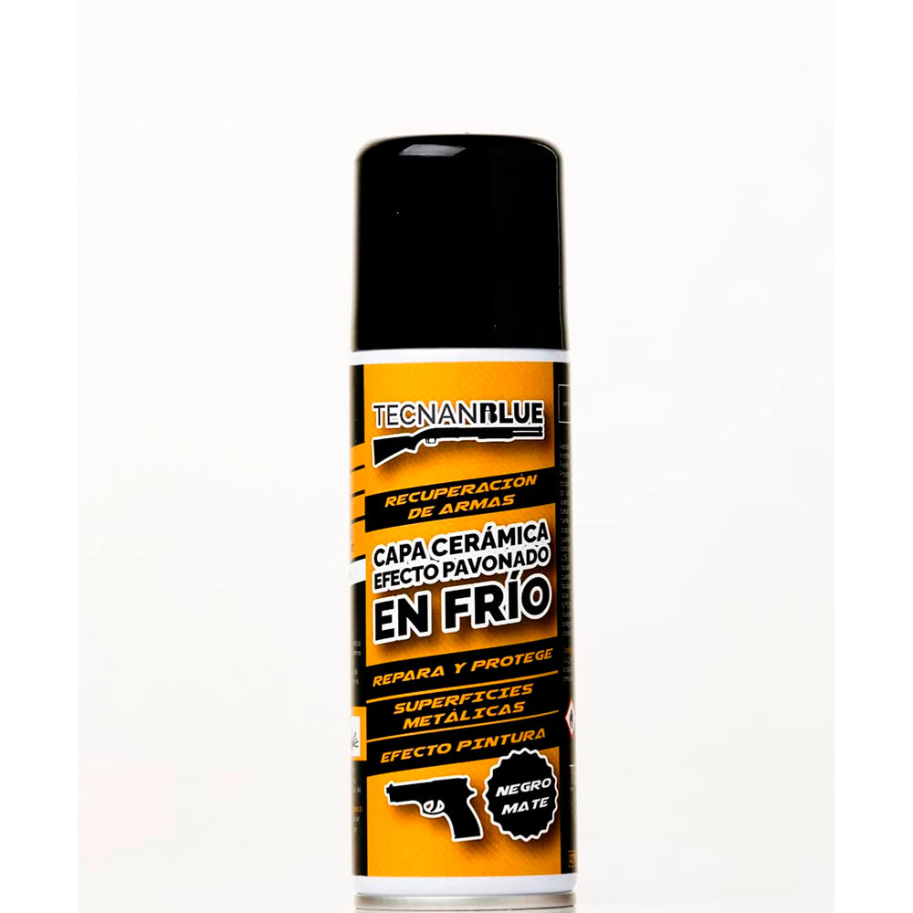 PROTECTOR TECNAN BLUE NANOCERÁMICO EN FRÍO PARA ARMAS (2) & Negro Satin 200 ml aerosol