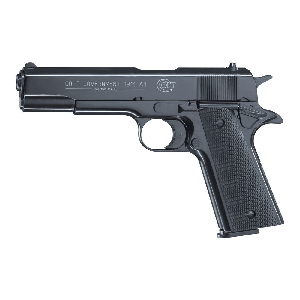 PISTOLA DETONADORA COLT GOVERNMENT 1911 A1 PAVÓN & 9mm P.A.K
