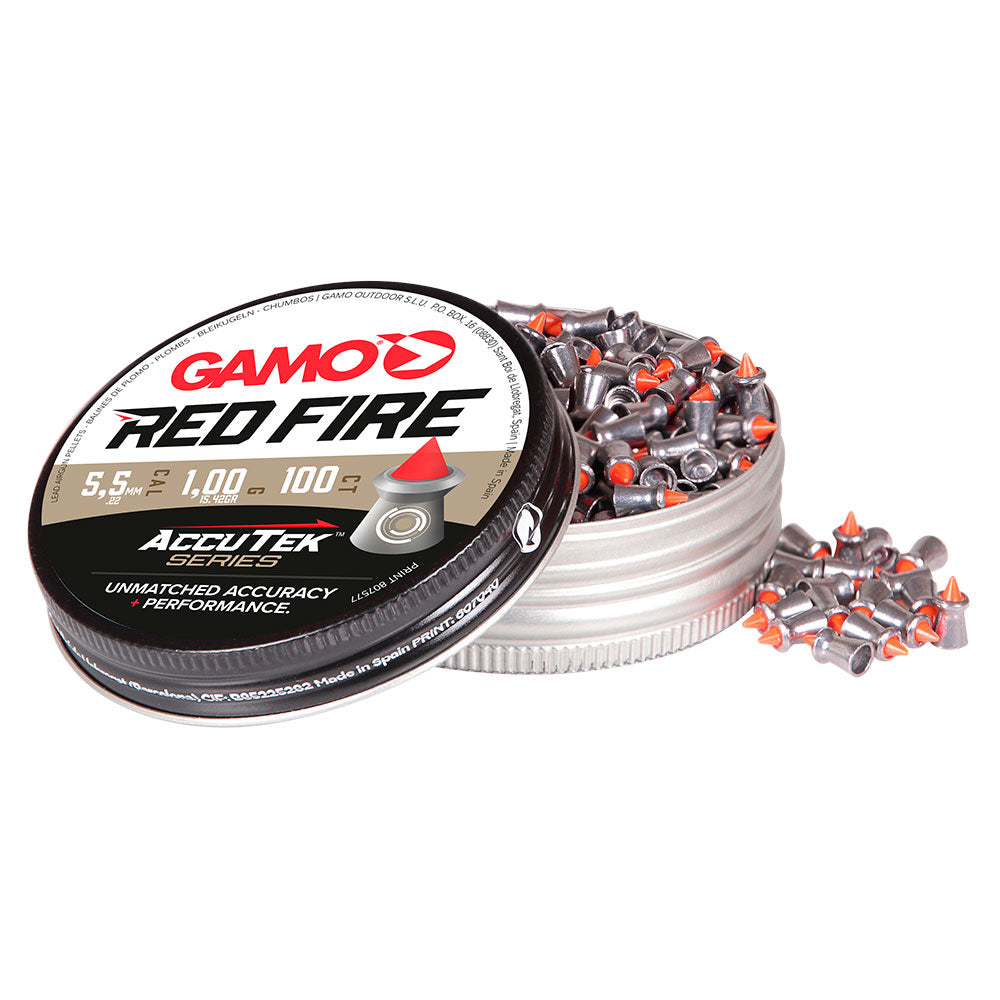 BALINES GAMO RED FIRE ACCUTEK SERIES (1) & Cal. 5.5mm (100 u)