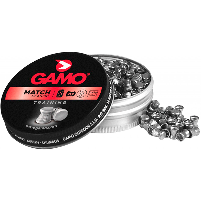 BALINES GAMO MATCH CAL. 4,5MM (250 ud) (1)
