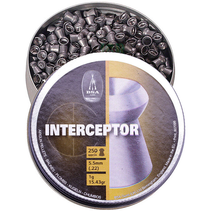 BALINES BSA INTERCEPTOR CAL. 5,5MM (250 ud) (2)