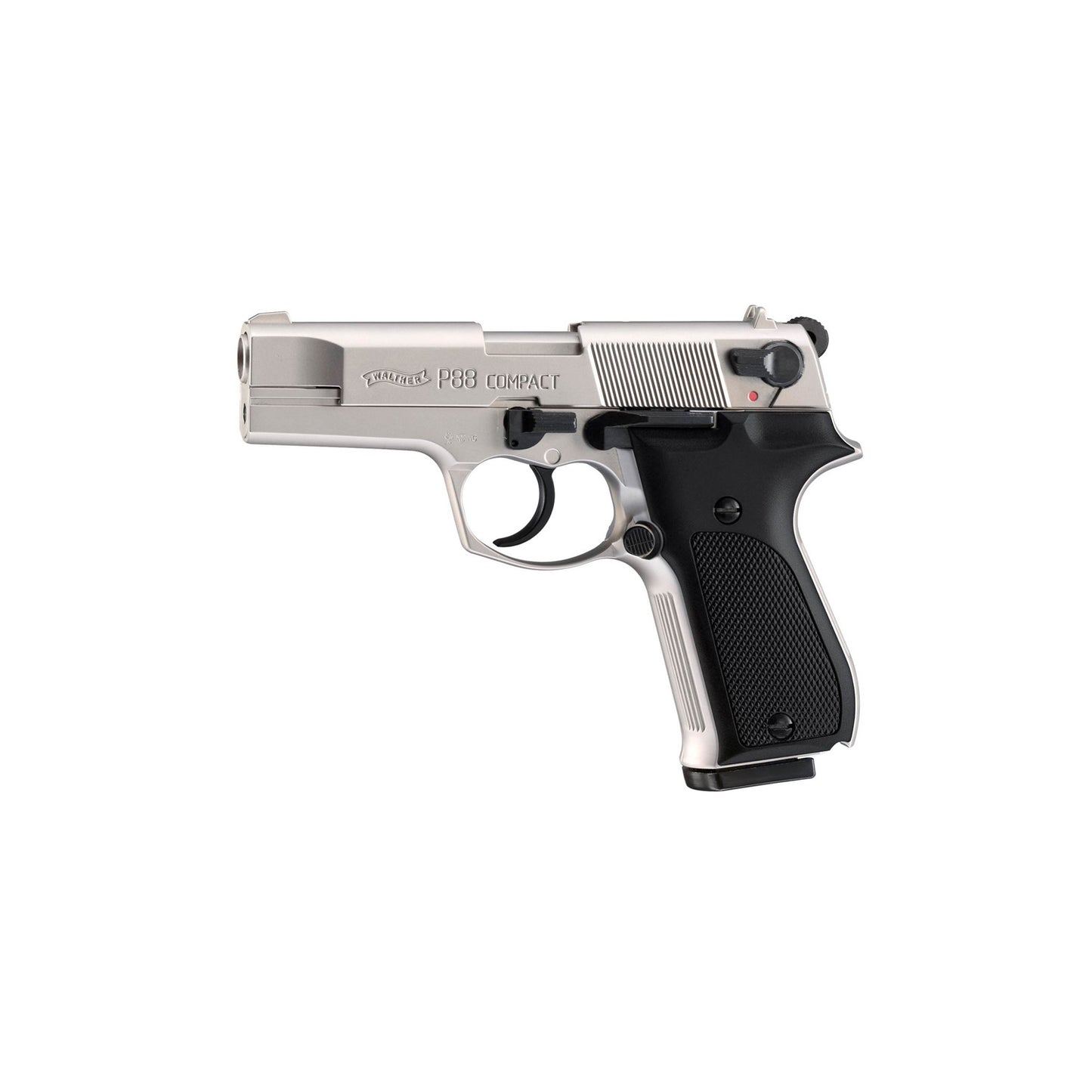 PISTOLA FOGUEO WALTHER P88 COMPACT NÍQUEL & 9mm P.A.K