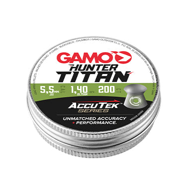 BALINES GAMO HUNTER TITAN SERIE ACCUTEK (1) & Cal. 5.5mm (200 u)