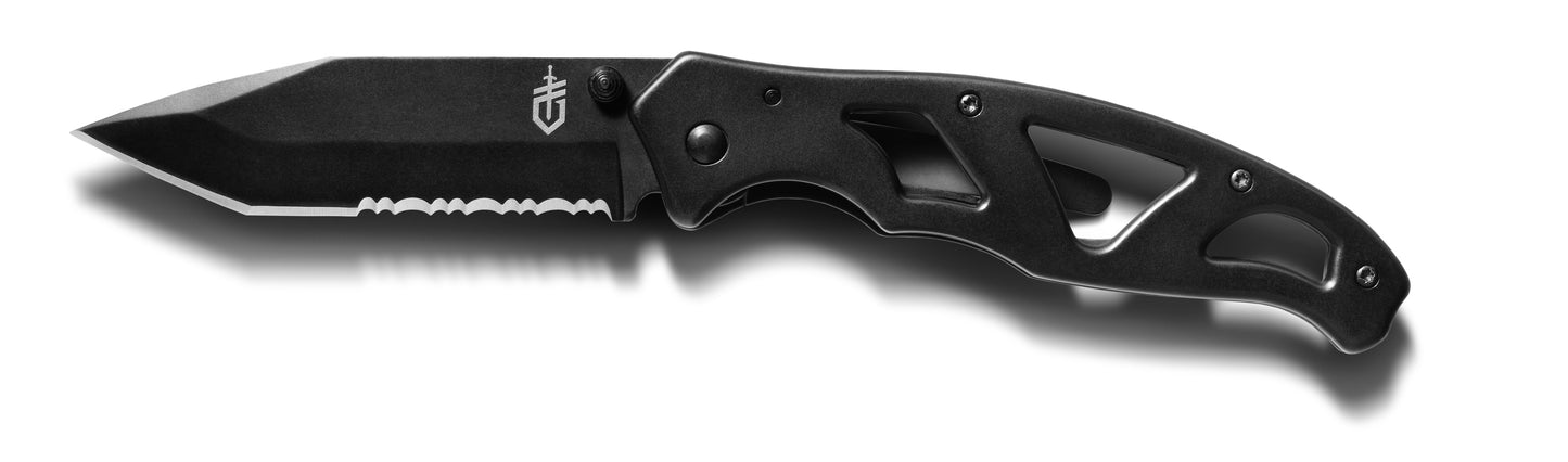 CUCHILLO PLEGABLE GERBER PARAFRAME II TANTO SERRADO & Paraframe II Tanto Serrado