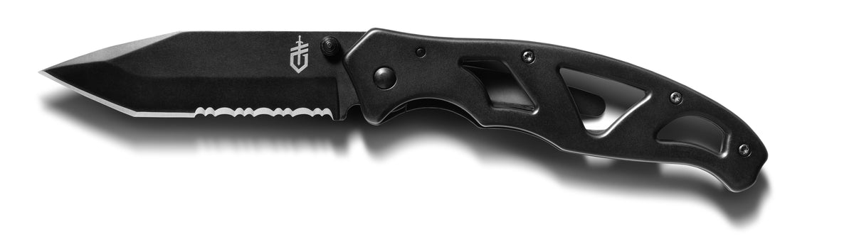 CUCHILLO PLEGABLE GERBER PARAFRAME II TANTO SERRADO & Paraframe II Tanto Serrado