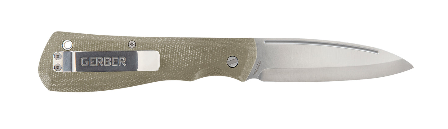 CUCHILLO PLEGABLE GERBER MANSFIELD OLIVE & Mansfield Olive