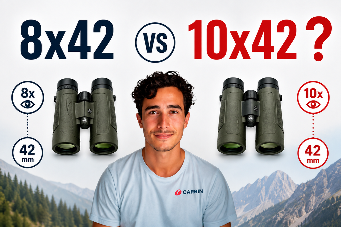 8x42 vs 10x42: ¿qué prismáticos elegir para caza y observación?