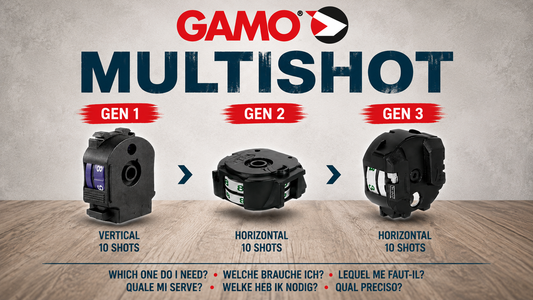 ¿Qué cargador Gamo necesito? Guía de cargadores Replay 10X GEN1, GEN2 y GEN3.