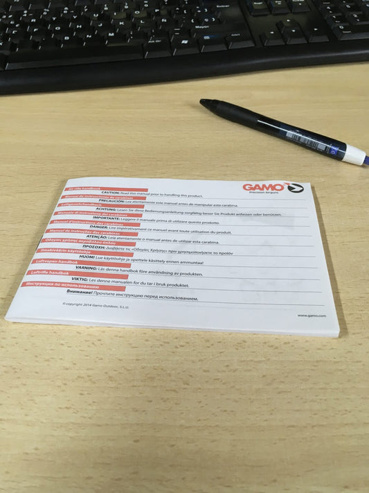 Instrucciones de una carabina Gamo, cómo desmontarla, despieces y recambios