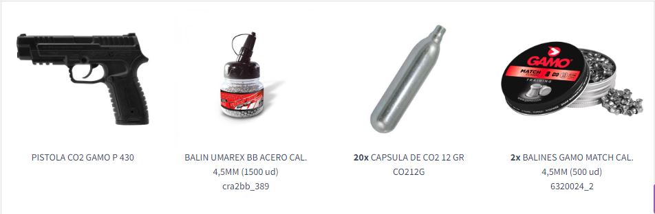 Pistolas de balines top ventas económicas y de libre venta