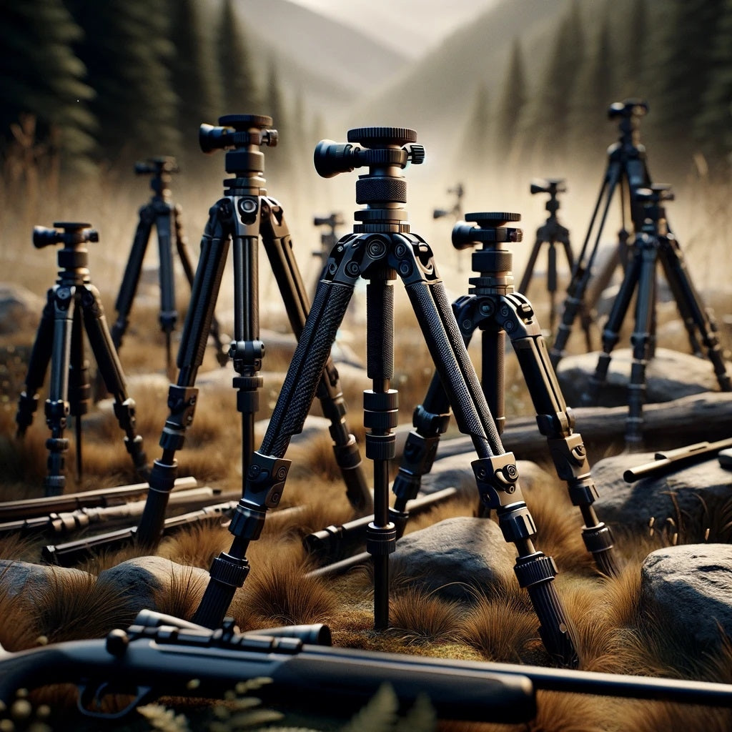 Bipodes, bastones de caza y apoyos de tiro.