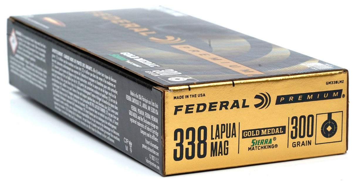 BALA FEDERAL Gold Medal Sierra MatchKing - 338 Lapua Mag. - 300 grains (4)