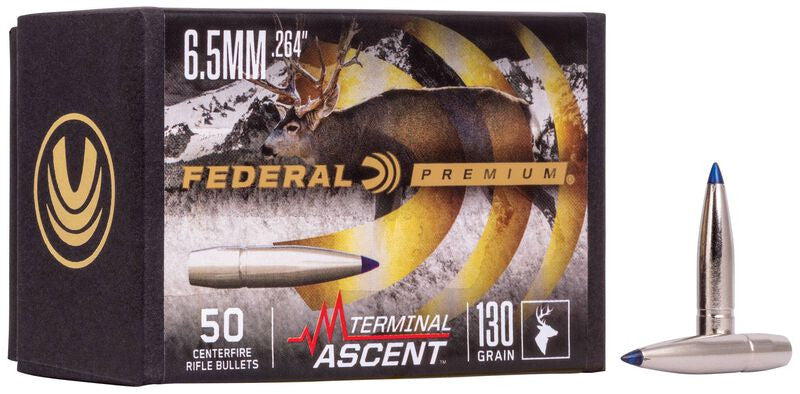 PUNTAS DE BALA FEDERAL TERMINAL ASCENT - .264" - 130 GRAINS