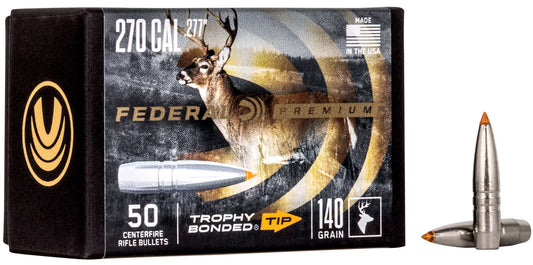 PUNTAS DE BALA FEDERAL TROPHY BONDED TIP - .277" - 140 GRAINS