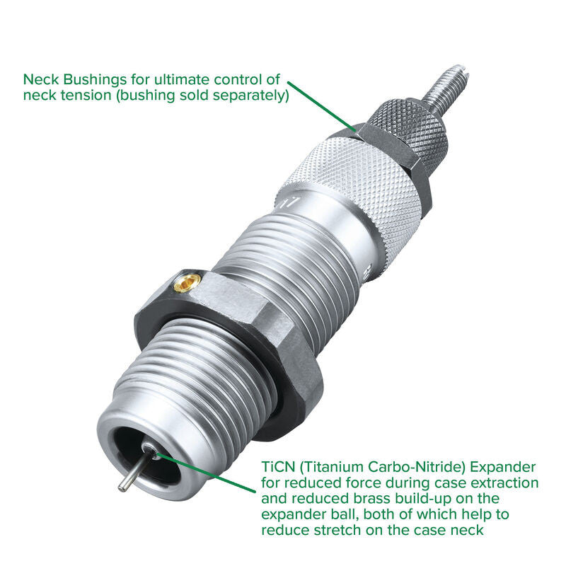 JUEGO DE 2 DIES RCBS MATCHMASTER 7 PRC - LONGITUD COMPLETA (3)