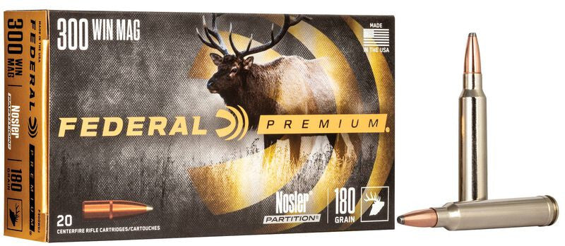 BALA FEDERAL Nosler Partition - 300 Win. Mag. - 180 grains & 300 Win. Mag. - 180 grains