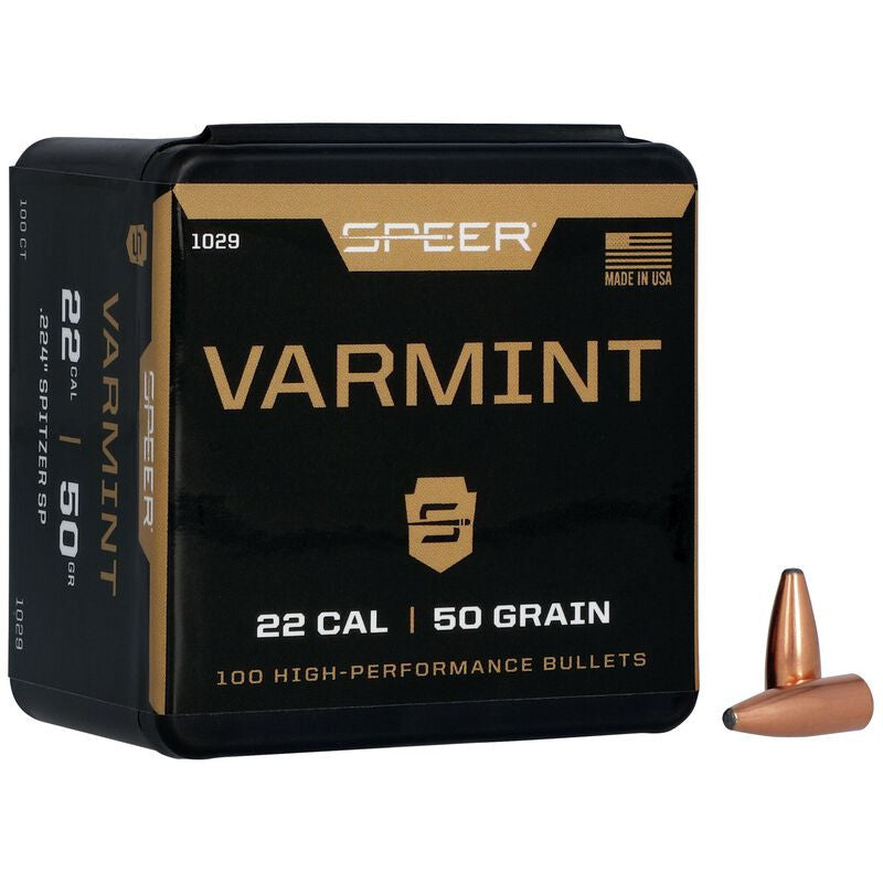 Puntas de bala SPEER Varmint SP - .224" - 50 grains & 50 grains