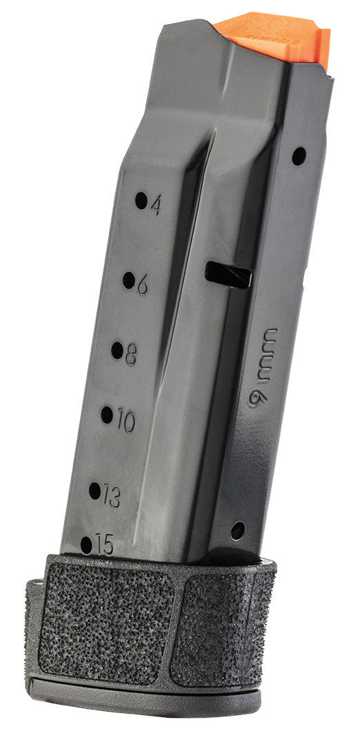 CARGADOR METÁLICO SMITH & WESSON M&P SHIELD PLUS / EQUALIZER 15R - 9MM.