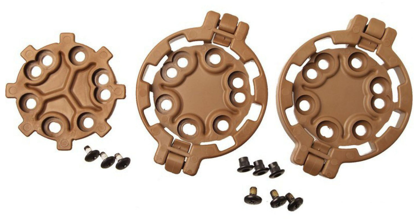 KIT DE ADAPTADORES BLACKHAWK QD PARA FUNDAS SERPA (1) & Coyote