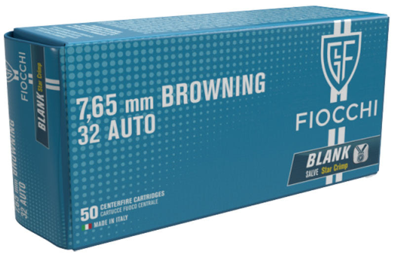 MUNICIÓN DE FOGUEO FIOCCHI SALVE - 7.65 BROW. & 7.65 BROW.