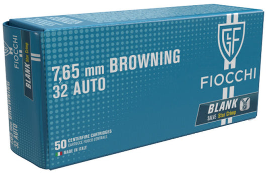 MUNICIÓN DE FOGUEO FIOCCHI SALVE - 7.65 BROW. & 7.65 BROW.