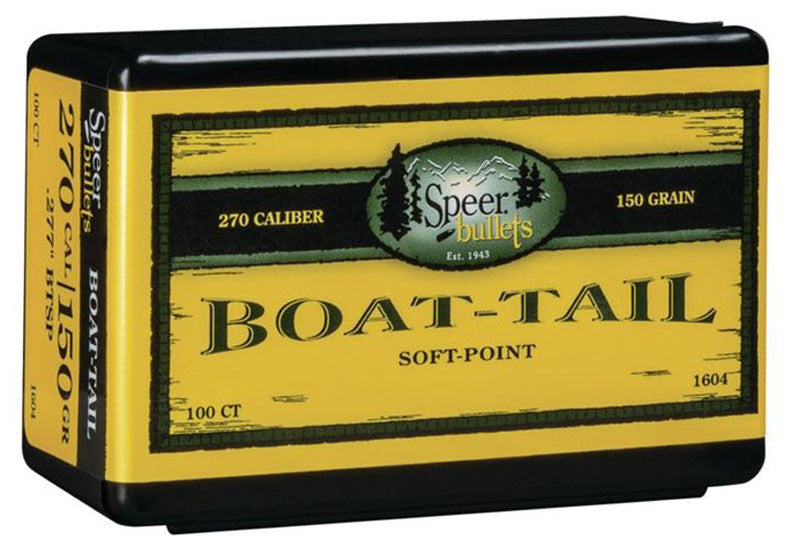 PUNTAS DE BALA SPEER BOAT-TAIL - .277" - 150 GRAINS & .277" - 150 grains