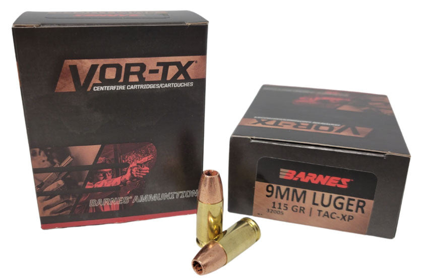 BALAS BARNES VOR-TX TAC-XP - 9MM. - 115 GRAINS (2)