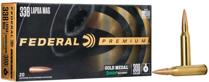 BALA FEDERAL Gold Medal Sierra MatchKing - 338 Lapua Mag. - 300 grains