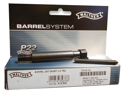KIT CAÑÓN WALTHER DE 3.4" PARA P22 - 22 LR (1)
