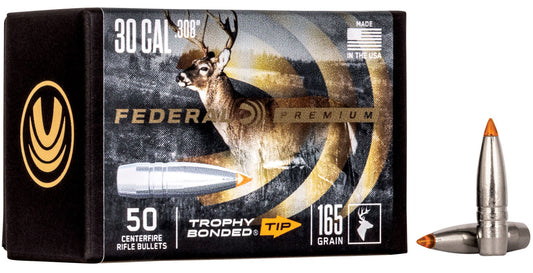 PUNTAS DE BALA FEDERAL TROPHY BONDED TIP - .308" - 165 GRAINS